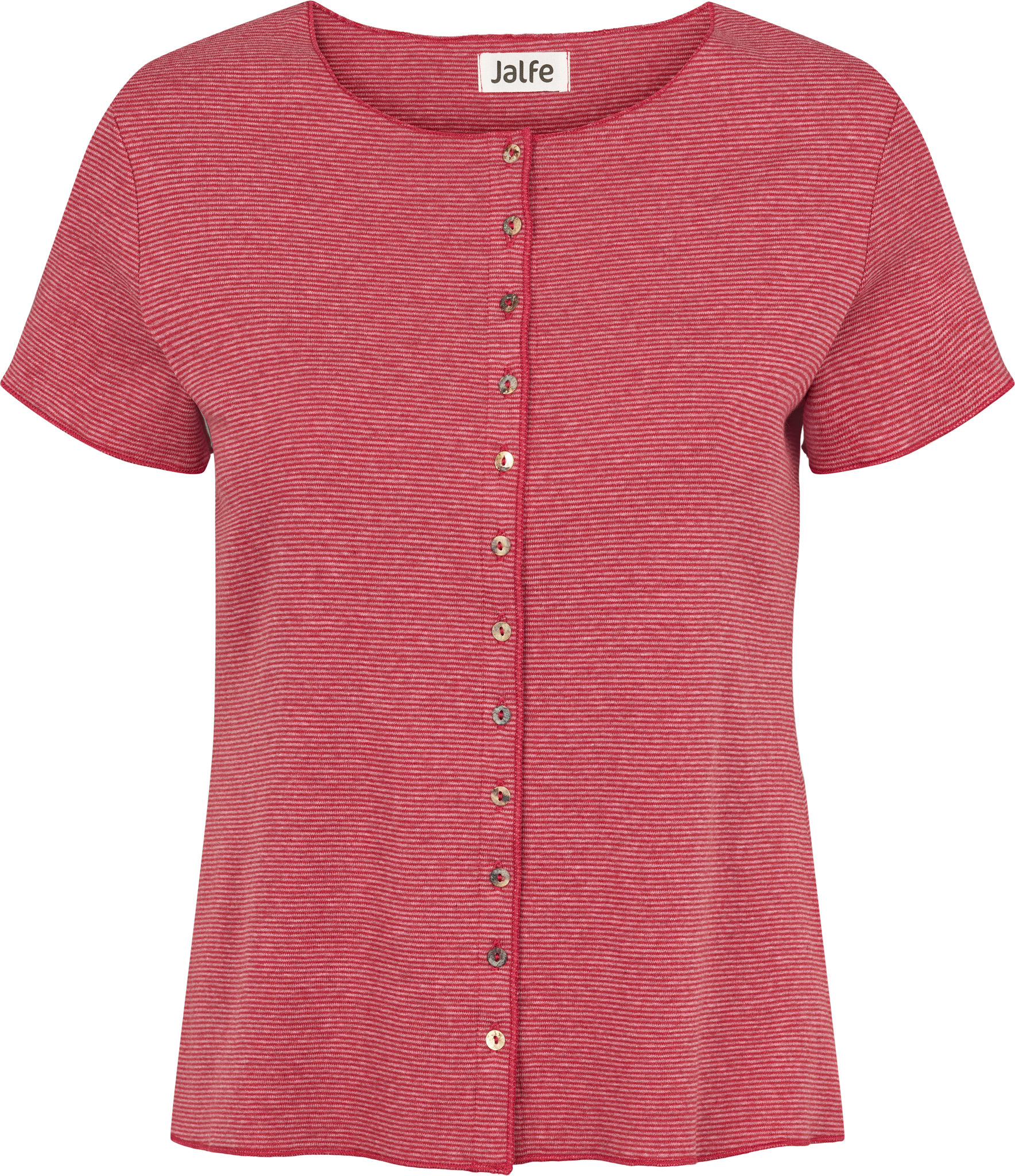 Button shirt s/s stripes organic cotton